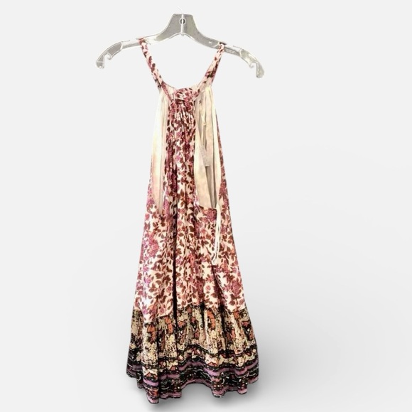 Free People Oversized Boho Swing Dress XS Floral Tunic - Picture 3 of 7